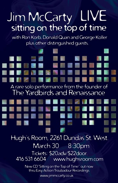 Jim McCarty en concert à Toronto
