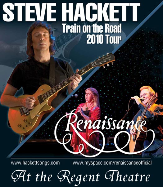 Renaissance et Steve Hackett au Regent Theatre